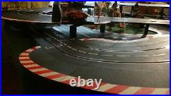 1/24 Track 1/32 Cars amazing layout, Kelly built it, I want my sewing room back