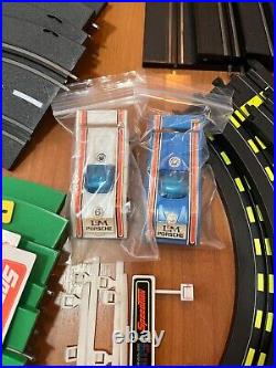 100+ Piece Track Lot Tyco, SpeedKing Road Racing Cars, Controllers, Tracks