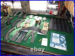 100 pc+ Lot Vintage Aurora Model Motoring Slot Car Track Accessories Daredevil