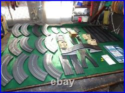 100 pc+ Lot Vintage Aurora Model Motoring Slot Car Track Accessories Daredevil