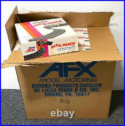 12 1979 AURORA AFX Flex Track FACTORY Master Case MIB