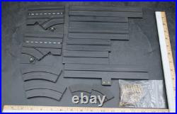 12pc 1960s Aurora USA LOCK & JOINER Single Lane Junction Turn Off HO Slot Car