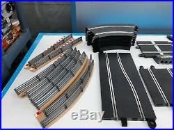 132 Hornby Scalextric 27 Tracks 2-Controllers Power Supply Borders Guardrail L4