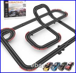 143 Slot Car Racing Track Set 40ft Electric with 4 Cars Kids Racing Toy