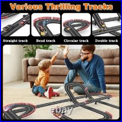 143 Slot Car Racing Track Set 40ft Electric with 4 Cars Kids Racing Toy