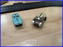 1960s Slot Car Track with 2 cars All American 500 Hill Climb Model Motoring