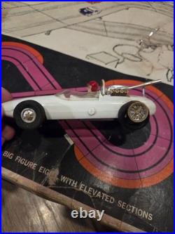 1966 MONOGRAM Lemans Road Race Slot Car & Track Set Ford GT Ferrar Original Box