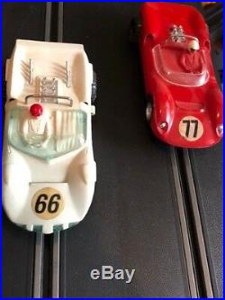 1966 Vintage Strombecker Slot Car HUGE Race Track Collection withManual & Instruct