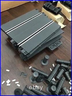 1967 Eldon 1/24 Slot Car Set Cars Track Ramp Supports Controllers With Orig Box