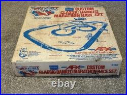 1970s Aurora AFX HO Slot Car Race Track Set Custom Classic Marathon INCOMPLETE