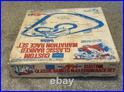 1970s Aurora AFX HO Slot Car Race Track Set Custom Classic Marathon INCOMPLETE
