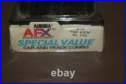 1972 Aurora AFX A/FX Too Much HO Slot Car & Track Factory Sealed Cube 1754 Green