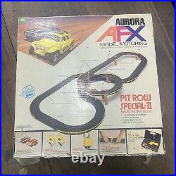 1973 Aurora AFX Model Motoring Pit Row Special II+Other HO Slot Car TRACK #2203