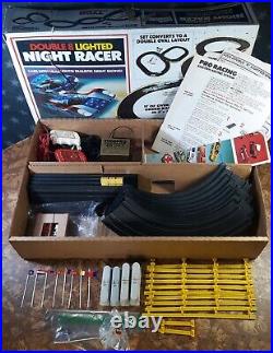 1977 TYCO Double 8 Lighted Night Racer In Box 99.9% complete TESTED Working