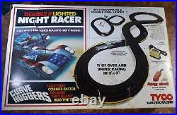 1977 TYCO Double 8 Lighted Night Racer In Box 99.9% complete TESTED Working