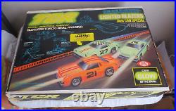1978 Ideal TCR Total Control Racing Passing Slotless Track Set + 3 CARS