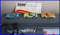1978 Ideal TCR Total Control Racing Passing Slotless Track Set + 3 CARS