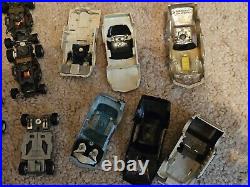 1978 Tyco Cliff Hangers Set Extra Slot Cars Tracks Controllers Terminal Vintage
