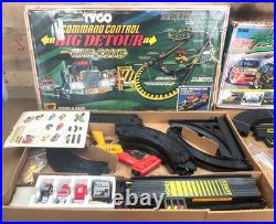 1979 Tyco Command Control Detour Slot Less Track &`90 Tyco Days Of Thunder Track