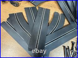 1980s Bachmann SuperTrax 1/32 Slot Car Racing Lot With 4 Cars, Tracks, Remotes +