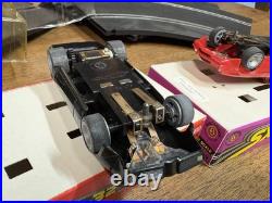 1980s Bachmann SuperTrax 1/32 Slot Car Racing Lot With 4 Cars, Tracks, Remotes +