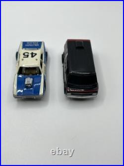 1983 Tyco A-Team Action Racing Track Slot Car Set With Vehicles Not Working