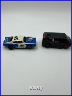 1983 Tyco A-Team Action Racing Track Slot Car Set With Vehicles Not Working