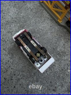 1983 US-1 Trucking Fire Alert! Set 3214 Tyco Electric HO Slot Track As Is