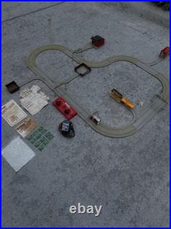 1983 US-1 Trucking Fire Alert! Set 3214 Tyco Electric HO Slot Track As Is