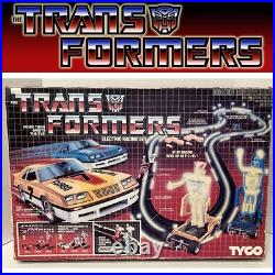 1985 Vintage TYCO Transformers Generation 1 G1 Electric Racing Car Set HO Scale