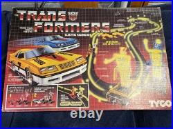1985 Vintage TYCO Transformers Generation 1 G1 Electric Racing Car Set HO Scale