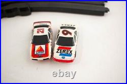 1989 AFX Tomy Speed Hook Drift Track + 2 Super G-Plus Cars -Citgo 21 & Zerex 9