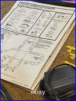 1989 Vintage Tyco Sky Climber Cliff Hangers Slot Car Track In Box No. 6229 XLNT