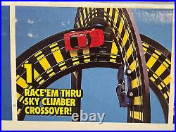 1989 Vintage Tyco Sky Climber Cliff Hangers Slot Car Track In Box No. 6229 XLNT