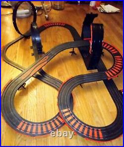1991 Tyco Electric Racing Super Duper Double Looper Slot Car Race Track HO Scale