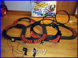 1991 Tyco Electric Racing Super Duper Double Looper Slot Car Race Track HO Scale