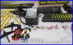 1992 TYCO Super Sound Electric Racing Slot Cars Race Track Set