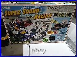 1992 Tyco 6209 Super Sound Electric Racing Slot Car Track NOS SEALED F1 INDY