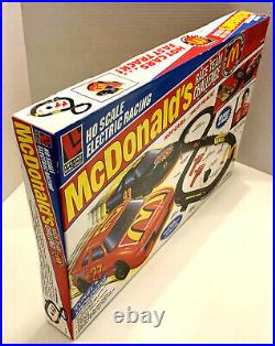 1993 Life-Like McDonald's Race Team Challenge 2 Lane HO Racing Track Slot Cars