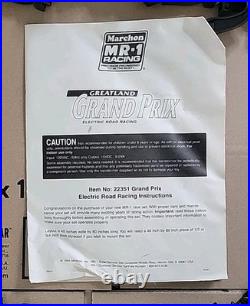 1993 Marchon MR-1 Grand Prix Slot Car Racing Track With Extra Tracks No Cars