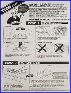 1993 UNUSED TYCO TCR Slotless Slot Car Total Control RACE SET 13ft + 2 Vehicles