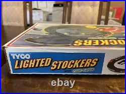 1995 Tyco Lighted Stockers Slot Car Race Track 663 HP Racing Cars Works READ