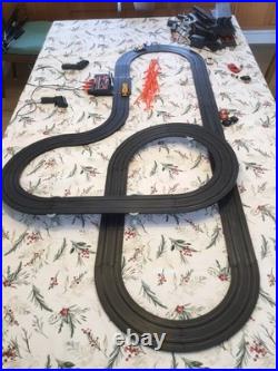 2 Vintage Aurora Afx Race Slot sets Ghost Racer Squeeze Track Set 6 Cars F1 More