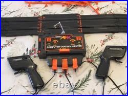 2 Vintage Aurora Afx Race Slot sets Ghost Racer Squeeze Track Set 6 Cars F1 More