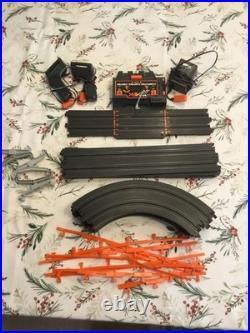 2 Vintage Aurora Afx Race Slot sets Ghost Racer Squeeze Track Set 6 Cars F1 More