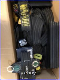 2 boxes-Tyco Magnum 440-X2 4-Lane Slot Car Track Complete Set withadtl track/cars