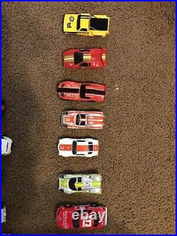 2 boxes-Tyco Magnum 440-X2 4-Lane Slot Car Track Complete Set withadtl track/cars