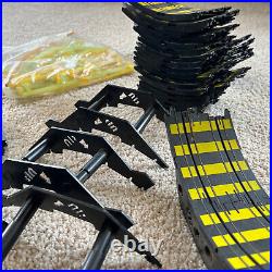 200+ Piece Vintage Tyco Slot Car Tracks, Controllers, Power Packs Misc Lot Used