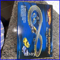 2005 Hot Wheels STREET SPEED CHALLENGE Slot Car Track CHARGER & SUPERBIRD SEALED