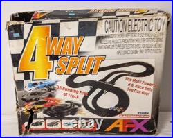 2007 Tomy AFX 4 Way Split Slot Car Racemasters Set #9947 Complete Track, No Cars